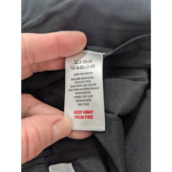 Jason Wu Striped Wide Leg Straight Pants women's size Large black white elevated - Picture 7 of 7